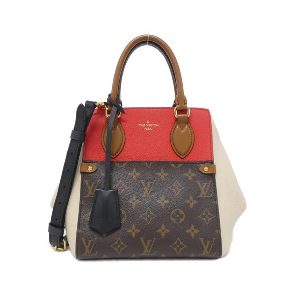 Louis Vuitton Monogram Fold Tote Leather Tote Bag